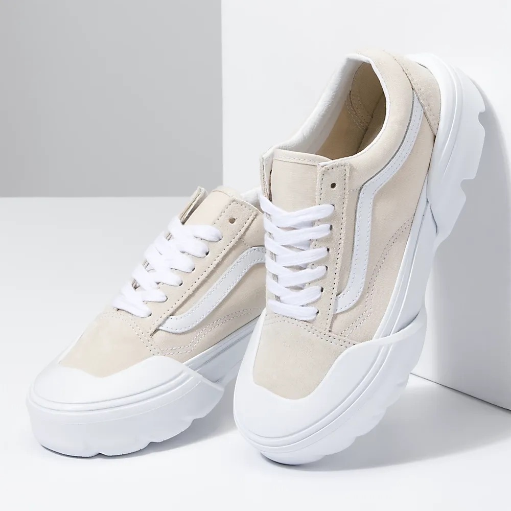 New Vans old skool modular turtledove tan color